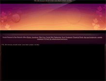 Tablet Screenshot of facialfinesse.com